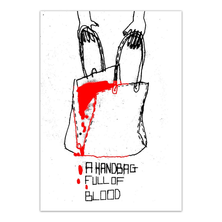 A Handbag Full of Blood - Print A Handbag Full of Blood - Print