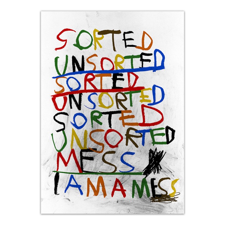 I Am A Mess - Print I Am A Mess - Print